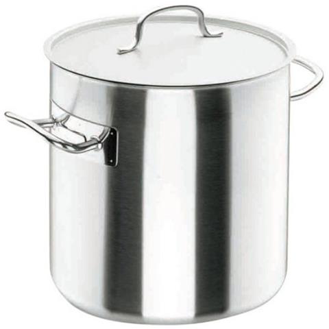 50136 Pentola alta in acciaio inox, coperchio incluso, adatta a tutti i tipi di fornelli, - Foto 1