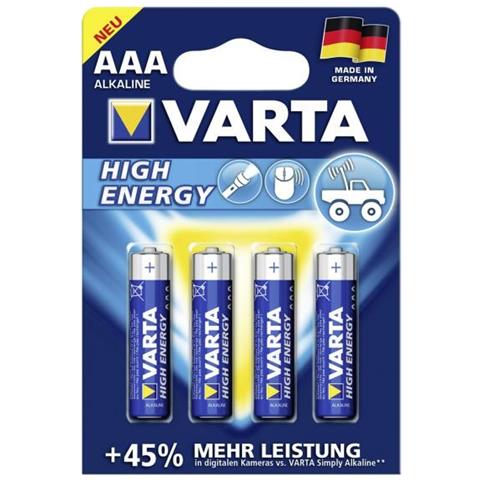 High Energy AAA, Alcalino, Cilindrico, 1,5V, 4,45 cm - Foto 2