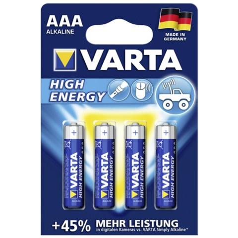 High Energy AAA, Alcalino, Cilindrico, 1,5V, 4,45 cm - Foto 1