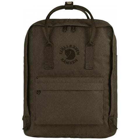 Re-Kånken, Oliva, Poliestere, Front pocket, Cerniera - Foto 1