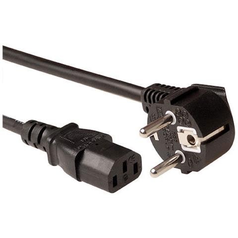 AK5211 2m CEE7/7 Schuko Accoppiatore C13 Nero cavo di alimentazione - Foto 1
