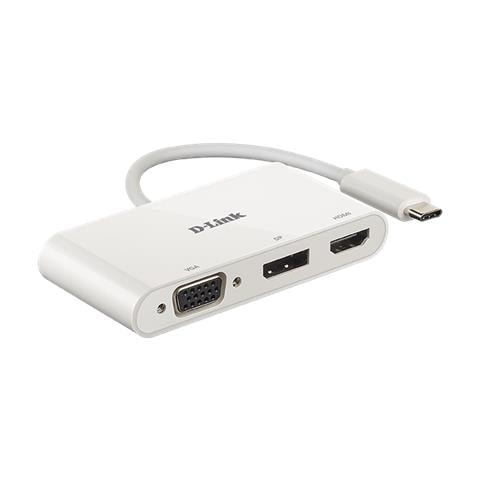 Replicatore di Porte e Docking Station per Notebook DUB-V310 Cablato USB 3.2 di Tipo C - Bianco - Foto 1