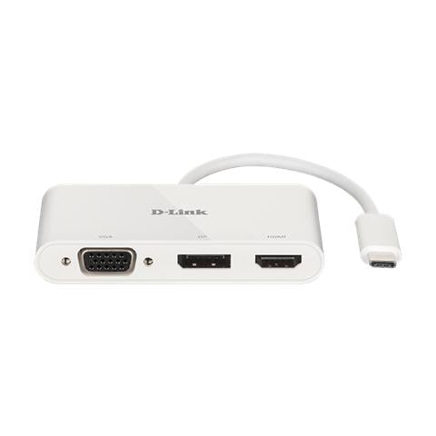 Replicatore di Porte e Docking Station per Notebook DUB-V310 Cablato USB 3.2 di Tipo C - Bianco - Foto 2