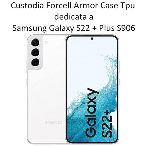 Forcell Custodia Armor Case Tpu Cover Per Samsung Galaxy S22+ Plus S906 Black - Foto 2