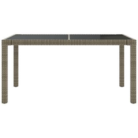 Set Da Pranzo Da Giardino 5 Pz Con Cuscini In Polyrattan Grigio - Foto 10