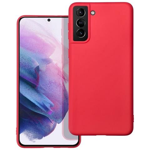 Custodia Tpu Silicone Cover Soft-case Per Samsung Galaxy S21 Fe 5g G990 Red - Foto 1