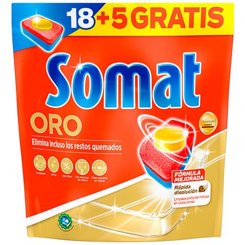 Pastiglie Per Lavastoviglie Somat Oro - Foto 1