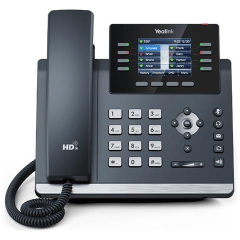 Sip-t44u Telefono Ip Grigio 8 Linee Lcd Wi-fi - Foto 2