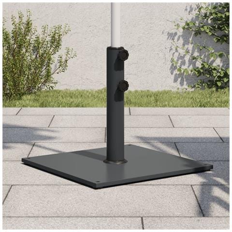 Base per Ombrellone per Pali Ø32/38/48 mm 17 kg Quadrata - Foto 1