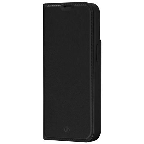 Custodia Per Iphone 14 Modello Oslo In Pelle Vegan Con Portacarte, Nero - Foto 1