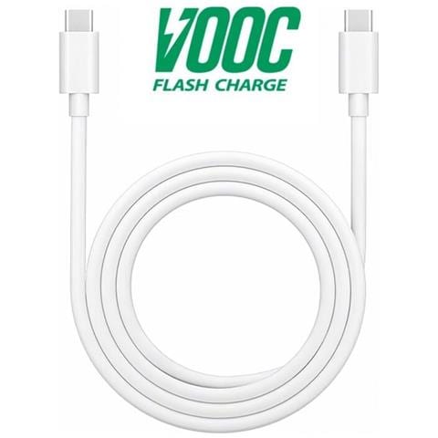 Cavo Dati E Ricarica Type C Originale Vooc Ricarica Rapida 100cm Dl149 White Per Smartphone - Foto 1