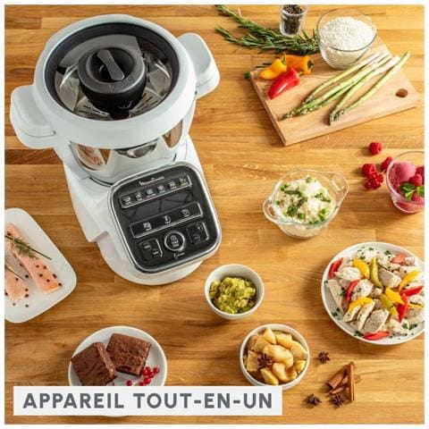 Robot da Cucina hf80db10 Capacità 3 L Potenza 1550 W Colore Bianco - Foto 3