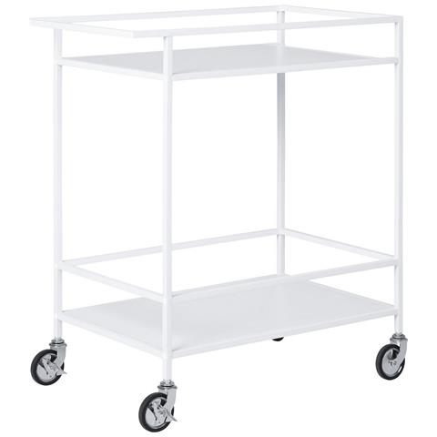 Carrello Vita - Bianco - Metallo - 40x68x79 Cm - Foto 1