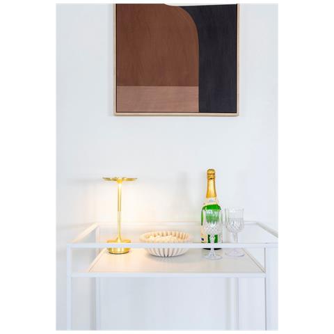 Carrello Vita - Bianco - Metallo - 40x68x79 Cm - Foto 5