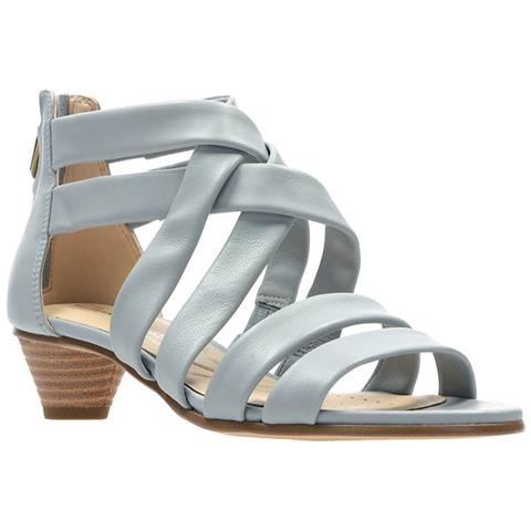 Sandali Donna Mena Silk In Pelle Grigio 39 - Foto 2