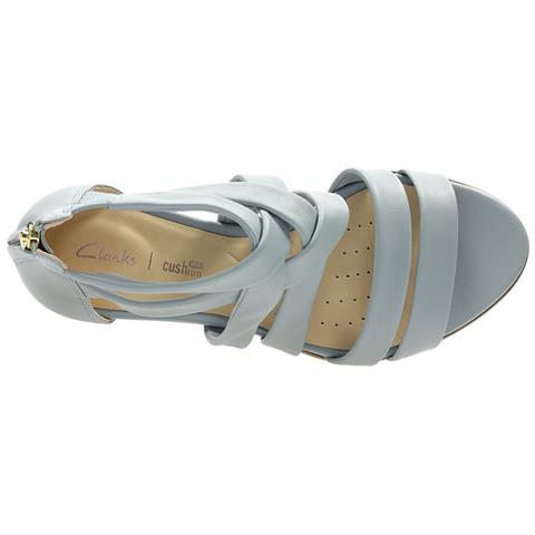 Sandali Donna Mena Silk In Pelle Grigio 39 - Foto 3