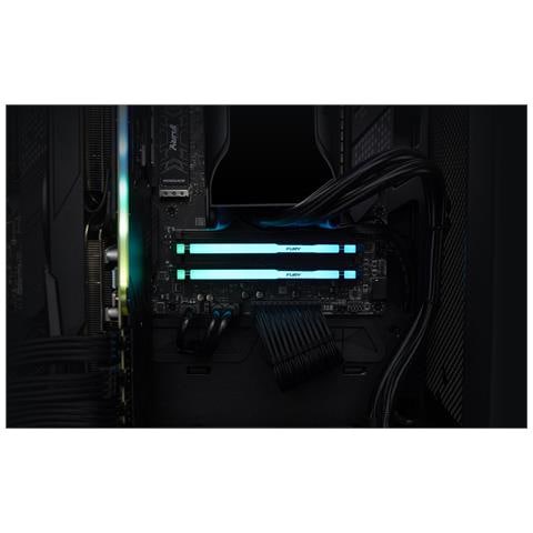 FURY Beast 32GB 6000MT /s DDR5 CL30 DIMM (Kit da 2 moduli) RGB XMP - Foto 2