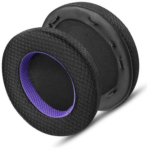Cuscinetti Auricolari Di Ricambio Per Cuffie Sony Wh-1000xm3 - Nero /viola Mesh - Foto 2
