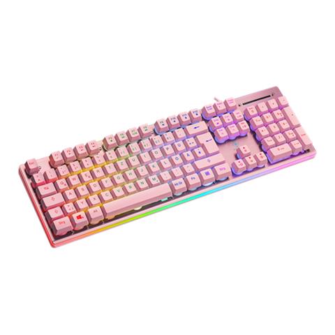 GAM-021-RGB-P-DE tastiera Gaming USB QWERTZ Tedesco Rosa - Foto 2