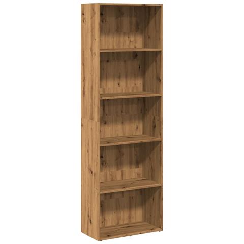 Libreria Rovere Artigianale 60x30x189 Cm In Legno Multistrato - Foto 2