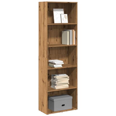 Libreria Rovere Artigianale 60x30x189 Cm In Legno Multistrato - Foto 1