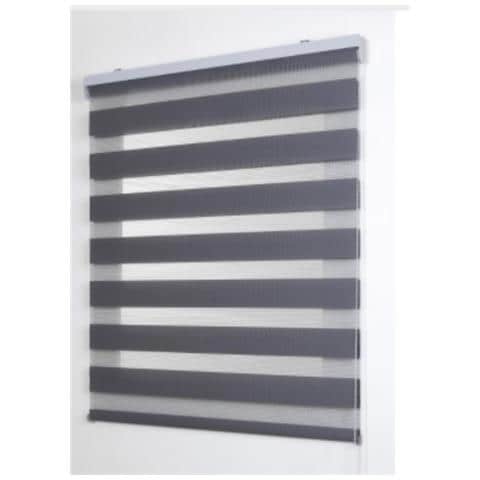 Duolux - Tenda A Rullo Semifiltrante Con Frange Trasparenti Colore Argento - 100x180cm - Foto 1