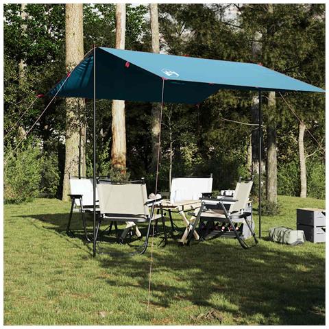 Telone Da Campeggio Blu 300x294 Cm Impermeabile - Foto 8