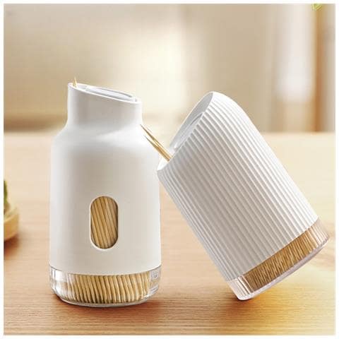 Elegante Porta Stuzzicadenti - Elegante E Pratico Beige - Foto 2