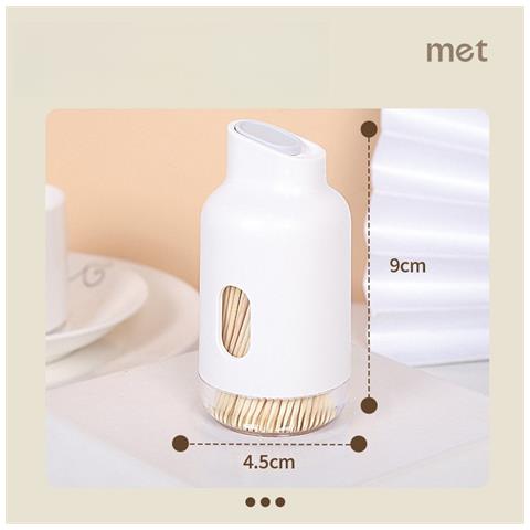 Elegante Porta Stuzzicadenti - Elegante E Pratico Beige - Foto 3
