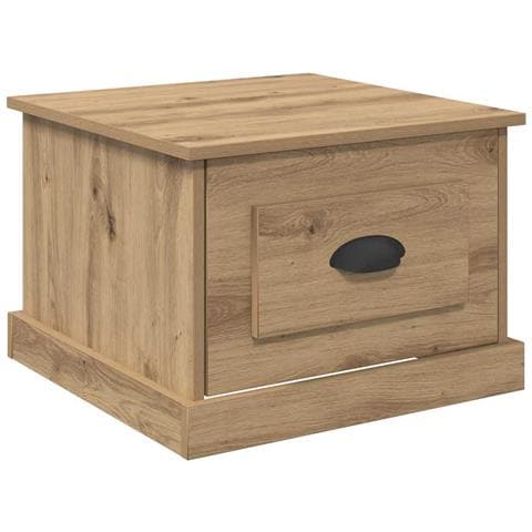 Tavolino da salotto rovere artigianale 50 x 50 x 35 cm - Foto 1