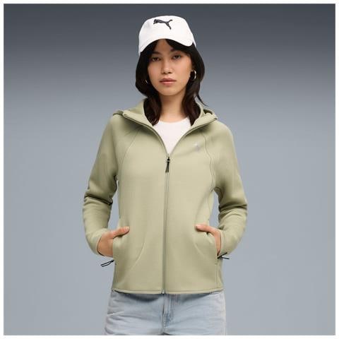 Evostripe Full-zip Hoodie Dk 68814182, Donne, Beige, S - Foto 2