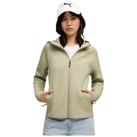 Evostripe Full-zip Hoodie Dk 68814182, Donne, Beige, S - Foto 1