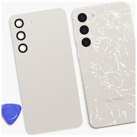 Coperchio Batteria Di Ricambio Per Galaxy S23 Plus Con Adesivo Integrato - Foto 4