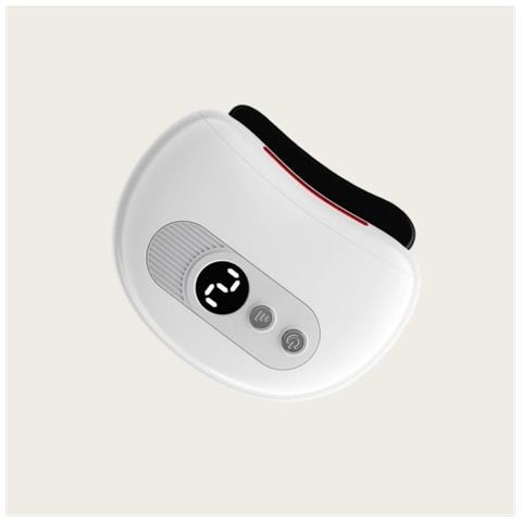 Massaggiatore Gua Sha Elettrico Riscaldato Per Lifting Viso & Massaggio Acupunti White - Foto 2
