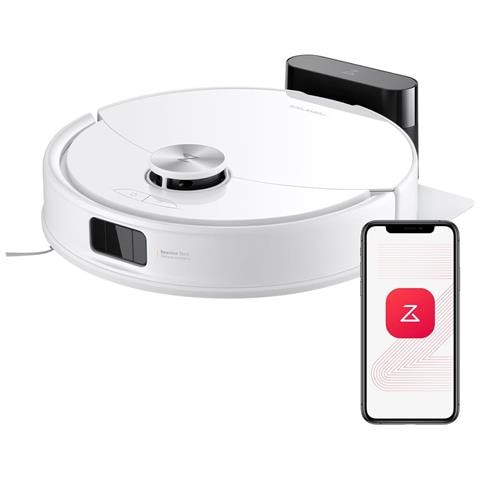 Q10 S5 Robot Aspirapolvere, 10.000Pa, Panno Sollevabile, Pulizia VibraRise 2.0 (3000 volte /min), Anti-groviglio, Evitamento degli Ostacoli, Strategie dei Tappeti, Controllo APP, Bianco - Foto 1