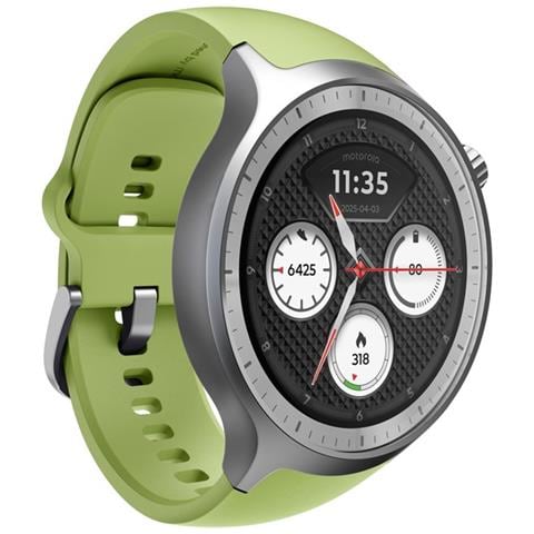 Moto Watch 3,63 Cm (1.43"") Oled 47 Mm Digitale Touch Screen Argento Gps (satellitare) - Foto 2