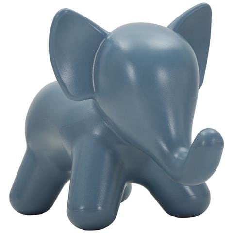 Sgabello Elephant A Forma Di Elefante In Plastica Blu Grigio - Foto 1