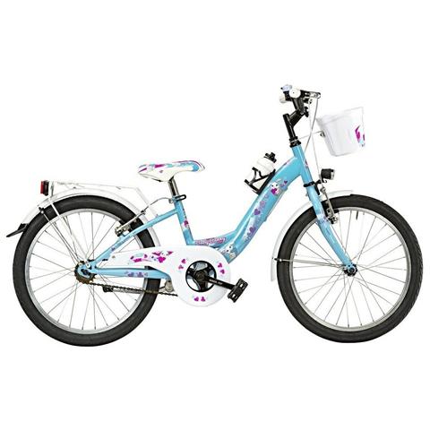 Bici Bimba Da Passeggio Misura 20 Telaio Venere Bambina Modello Baby Bunny Bb20sc 1v Senza Cambio Con Luci - 28 Azzurro - Foto 1