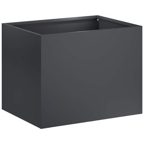 Vaso da giardino Antracite 40 x 30 x 30 cm - Foto 1