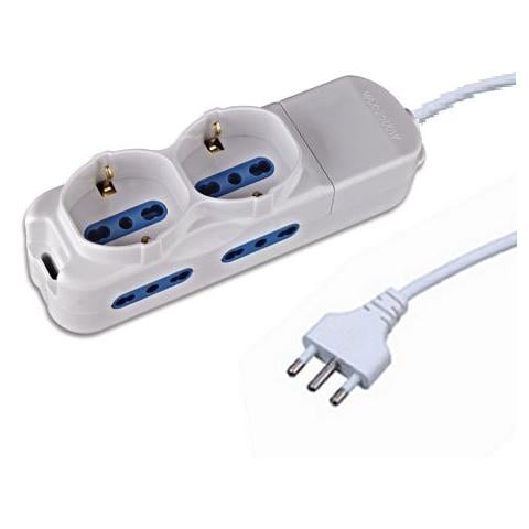 IUPS-PCP-4I2S - Multipresa 4 italiane / 2 schuko - Foto 1