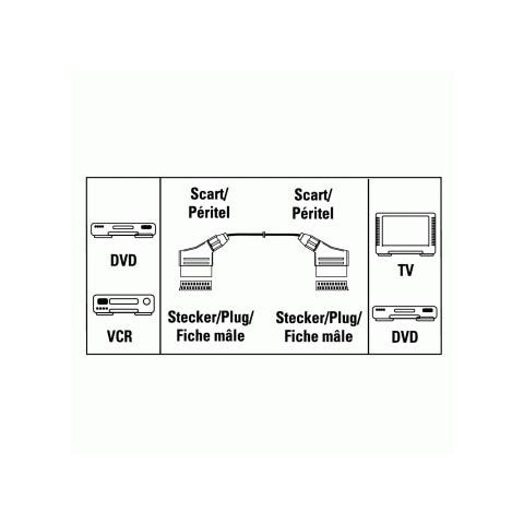 Acc Cavo Scart M / Scart M 4mt - Foto 1