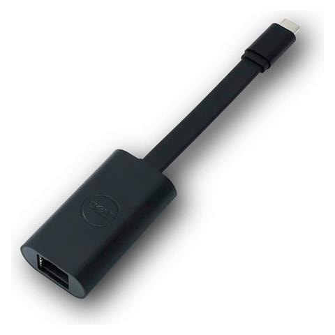 470-ABND - Adattatore da USB-C a Gigabit Ethernet RJ45 (boot via PXE), Nero - Foto 1