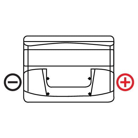 Exfb442 Batteria 12v 44 Ah 420 A Opel Tigra Twintop - Foto 2