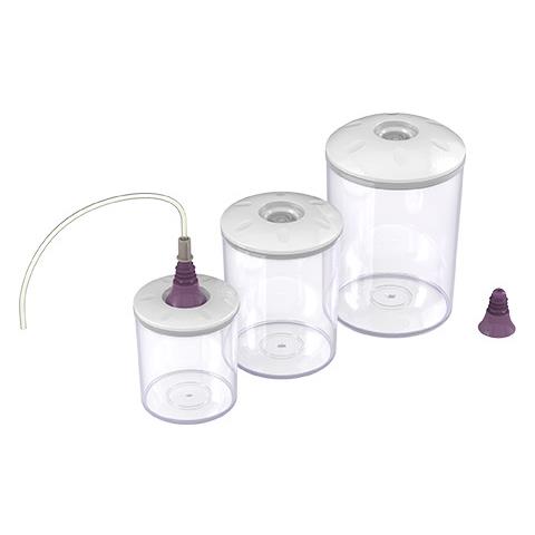 ACO1182 recipiente per cibo Rotondo Set 5,25 L Trasparente 3 pz - Foto 1