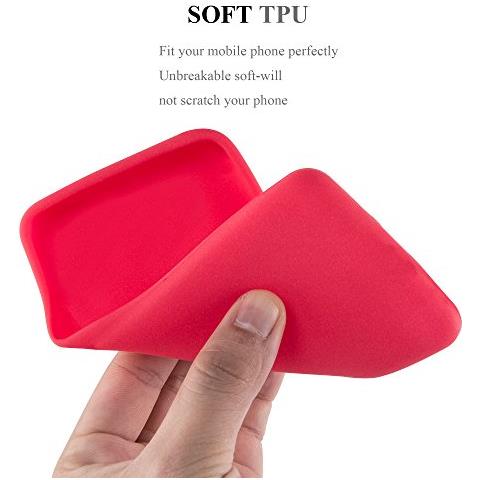 Custodia Compatibile Con Sony Xperia C4 In Frost Rosso - Coperchio Protettivo In Silicone Tpu Flessibile - Foto 2
