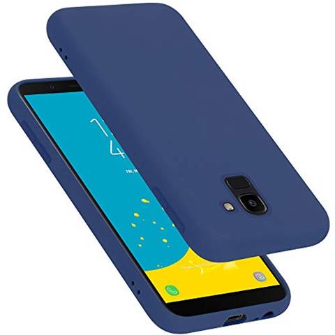 Custodia Compatibile Con Samsung Galaxy J6 2018 Eu Version In Liquid Blu - Coperchio Protettivo In Silicone Tpu Flessibile - Foto 1
