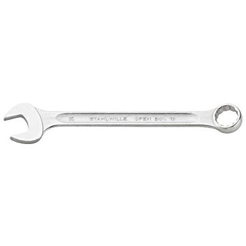 Steel 50181043 13 Chiave poligonale / Fissa, 24 mm, Acciaio Cromato, Argento - Foto 1