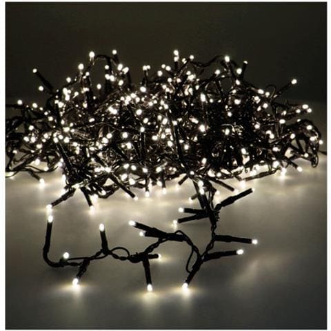 Ghirlanda Glitter Compatta - Spirito Natalizio - Bianco Caldo - Lampadine Led - 11 M - 72262 - Foto 2