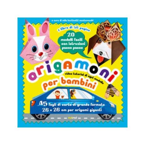 Mila Bertinetti Montevecchi - Origamoni Per Bambini. 20 Modelli Facili Con Istruzioni Passo Passo. Ediz. A Colori. Con Qr Code. Con Fogli. Con 20 Modelli - Foto 1