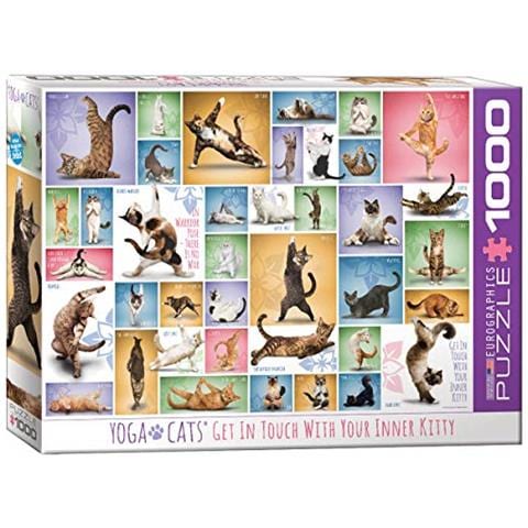 Yoga Cats Puzzle Da 1000 Pezzi - Foto 1